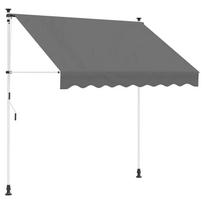Rankinė sulankstoma markizė Šviesiai pilka 150 cm