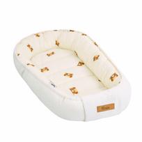 FLUMI dvipusis lizdelis naujagimiui BEAR, Cream