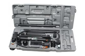 Hidraulinis cilindras su 10t siurbliu Rockforce RF-T71002L, 7 antgaliai, transportavimo dėžė