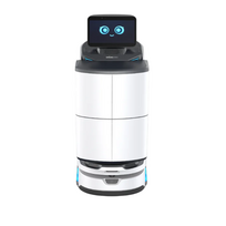 Maisto pristatymo robotas OrionStar LuckiBot PRO su automatinėmis durelėmis