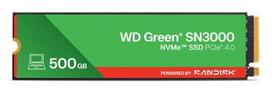Western Digital Green WD SN3000 NVMe 500GB M.2 PCI Express 4.0 QLC 3D NAND