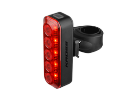 KROSS RED NOVA / 400 lm / USB-C / pakraunamas galinis žibintas