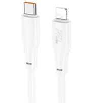 Baltas USB-C - Lightning PD20W 100cm laidas "Hoco X93"