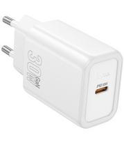 Baltas 30W GaN 1xUSB-C pakrovėjas "Hoco N62"