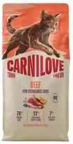 Sausas kačių maistas Carnilove True Fresh Beef, jautiena, 6 kg