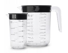 Matavimo indas Brabantia, rinkinys Tasty+, 1.25 l, skaidri sp.