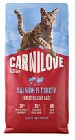 Sausas kačių maistas Carnilove Active Salmon & Turkey Sterilised, kalakutiena/lašiša, 6 kg