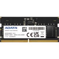 Atmiņas modulis Adata SO-DIMM DDR5 8GB 4800MHz CL40 1x8GB | AD5S48008G-S | 4711085936561