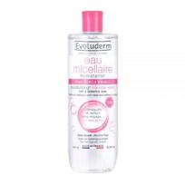 EVOLUDERM micelinis vanduo jautriai ir sausai odai, 500 ml