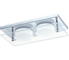 Eglo 75327 - LED lubinis šviestuvas ABIOLA 2xLED/6W/230V blizgus chromas