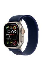 APPLE Watch Ultra 2 LTE 49mm Titanium case with natural finish and blue Trail strap – S/M