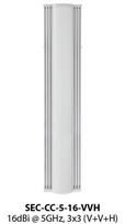 RF Elements SEC-CC-5-16-VVH | Sector antenna | MIMO, 5 GHz, 16 dBi, 3x RP-SMA