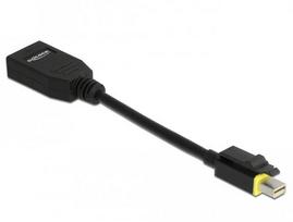 Delock 65978 video cable adapter 0.15 m Mini DisplayPort to DisplayPort, Black