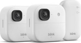 Amazon security camera Blink Outdoor 2K+ (2 Camera System), white