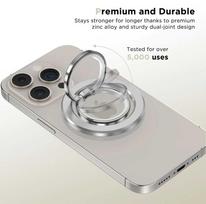 Tech-Protect MMR300 Magnetic Phone Holder / Ring with MagSafe in Silver