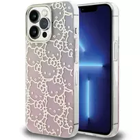 Hello Kitty IPhone 14 Pro 6.1" pink hardcase IML Gradient Electrop Crowded Kitty Head