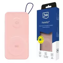 3MK PastelUp external battery (power bank) | 10000 mAh | 22.5W | USB-C, MagSafe, Apple Watch | pink