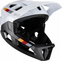 Leatt MTB Enduro 2.0 V23 Bike Helmet with Removable Chin Guard, Size L (59–63 cm), White