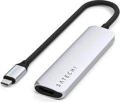 No Name Satechi ST-P4SS interface hub USB Type-C 10000Mbit/s Silver