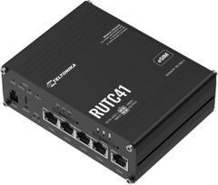 Teltonika Networks RUTC41 (EU) router 4G Cat 4 Edge z WiFi 6, wsparciem dla dockera, 5 portami ethernetowymi, eSIM