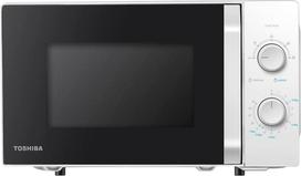 Toshiba Sda Microwave oven, volume 20L, mechanical control, 800W, 5 power levels, LED lighting, defrosting, cooking end signal, color: White