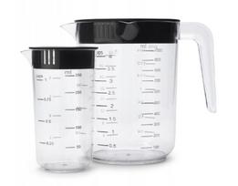 Matavimo indas Brabantia, rinkinys Tasty+, 1.25 l, skaidri sp.