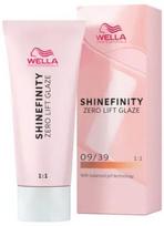 Plaukų dažai Wella Professionals Shinefinity, iridescent gold sp., 09/39, 60 ml