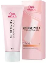 Plaukų dažai Wella Professionals Shinefinity, chroma gold sp., 07/39, 60 ml
