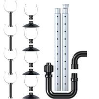 Išorinio filtro jungčių rinkinys akvariumams Tetra EX Plus series Outlet EX500/700/1000, juoda sp.
