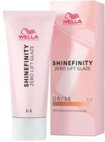 Plaukų dažai Wella Professionals Shinefinity, honey latte sp., 08/38, 60 ml