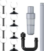 Išorinio filtro jungčių rinkinys akvariumams Tetra EX Plus series Intake EX500/700/1000, juoda sp./pilka sp.