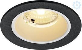 NUMINOS® S, Recessed ceiling light, 3000 K, 40°, IP20, round, black / white 1009455 | 4024163312998