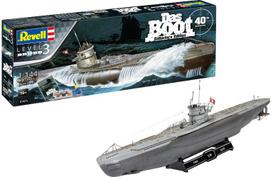 Modeliavimo rinkinys REVELL Das Boot U-Boot Typ VII C Collector's Edition - 40th Anniversary dovanų komplektas, 1/144