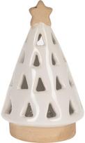Žvakidė XMAS TREE PORCELAIN su LED, įv.rūšys, 7x11 cm