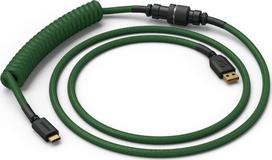 Kabel USB Glorious USB-A - USB-C 1.36 m Green (GLO-CBL-COIL-FG) | GLO-CBL-COIL-FG | 0810069972039