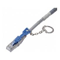 Patch cable RJ45 - CAT6A 500Mhz - 3m - gray - S-STP(S/FTP) - with lock - AWG26 - Synergy 21