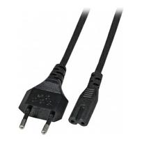 EFB-Elektronik Netzleitung Euro-C7 180°, schw arz, 5 m, 2 x 0.75 mm² Hersteller: EFB Elektronik (EK502.5V2)