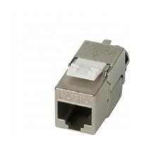 Keystone,Modul, TP-Buchse(RJ45), CAT6A, 500MHz, Slim-line, mit Kabelklemme, Synergy 21 (S216382)
