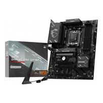 [head]Beschreibung[/head]Das MSI B850 Gaming Pro WIFI6E ist die ideale Basis für leistungsstarke Gaming-Systeme der nächsten Generation. Ausgestattet mit dem AM5-Sockel unterstützt es die neuesten Prozessoren der AMD Ryzen™ 9000, 8000 und 7000 Serie. Dank der Unterstützung von DDR5-Speicher mit Geschwindigkeiten von über 8200 MT/s (OC) und einer modernen PCIe 5.0 M.2-Schnittstelle bietet dieses Mainboard extreme Datenraten für kürzeste Ladezeiten. Das fortschrittliche Kühldesign m