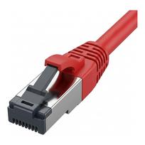 Synergy21 Patchkabel RJ45, CAT8.1 2000Mhz, 0,15m, rot, S-STP(S/FTP), TPE/LSZH(SuperFlex), AWG26,