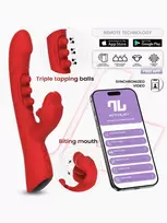 Trixy Vibrator With Tapping, Biting & App