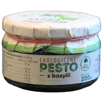 Ekologiškas bazilikų pesto padažas, 200 g