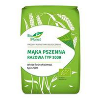 Ekologiški pilno grūdo kvietiniai miltai, 1 kg