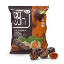 Ekologiški dumplainiai juodajame šokolade RAW, 70 g