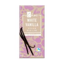 Ekologiškas baltasis šokoladas WHITE VANILLA, 80 g