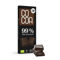 Ekologiškas juodasis šokoladas 99 % RAW, 40 g