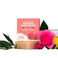 Ekologiškas muilas Arganas ir Rožė, 100 g
