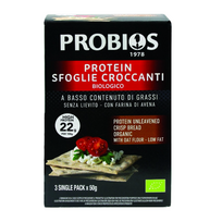 Ekologiška nerauginta baltymų duona, 3x50 g