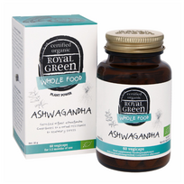 Ekologiška Ašvaganda (Ashwagandha), 60 kapsulių