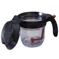 Kitchen tools,Fat Separator Measuring Cup And Strainer With Bottom Release For Gravy Sauces And Other Liquids With Oil Grease,